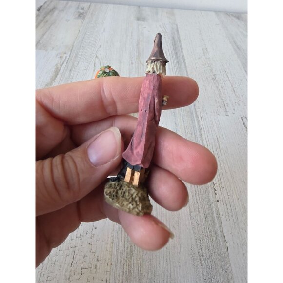 Vintage mini pumpkin house skinny scarecrow wizard witch village cute unique ski - Picture 9 of 9